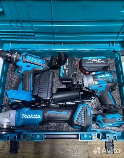 Набор аккумуляторного инструмента Makita 3в1 (Арт