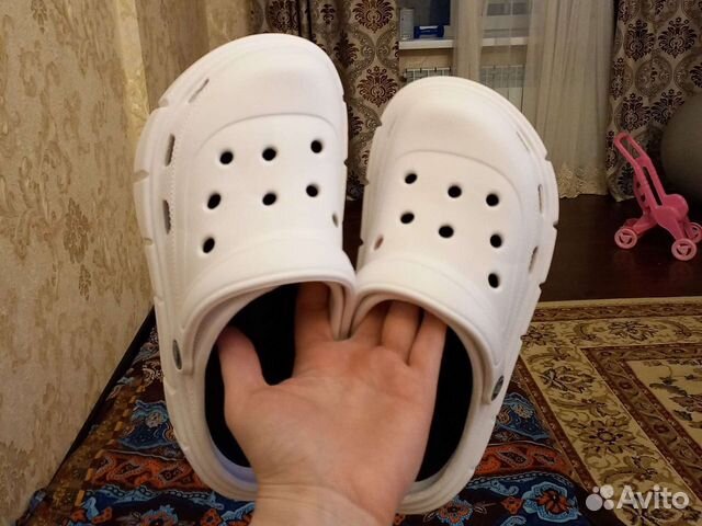 Резиновые тапки под crocs