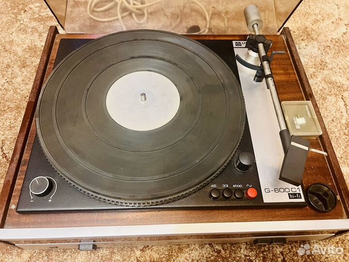 Проигрыватель винила вега 106 стерео (G-600)