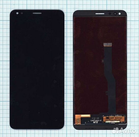 Дисплей для ZTE Blade V9 Черный - Оптима