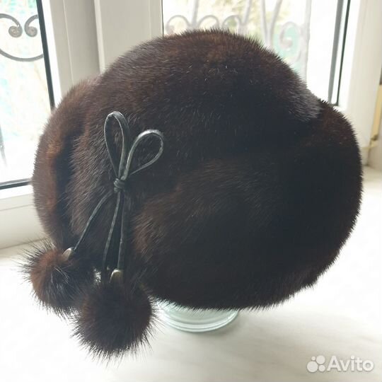 Шапка норковая женская