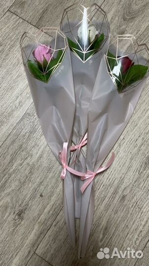Мыльная роза в упаковке