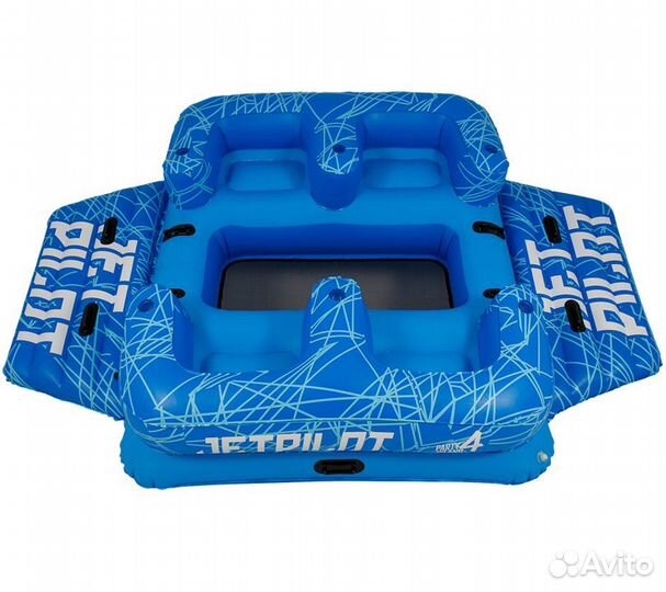 Надувной остров для отдыха Party Island Blue