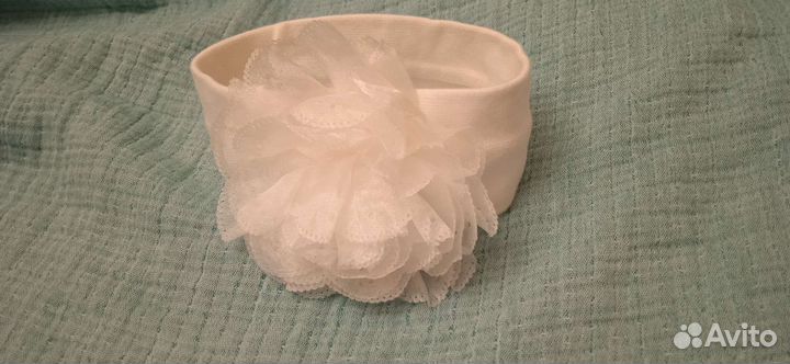 Ободок с цветочком - украшение для головы малышки