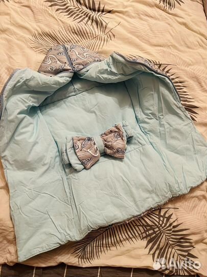 Конверт на выписку для мальчика весна осень