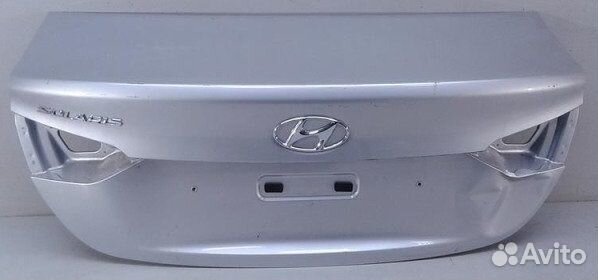 Крышка багажника Hyundai solaris 17-20 серебристая