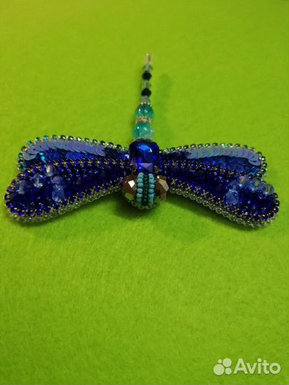 Брошь стрекоза