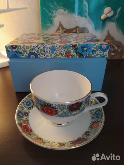 Чашка с блюдцем, чайная пара