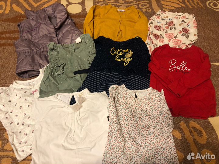 Детские брендовые вещи пакетом для девочки