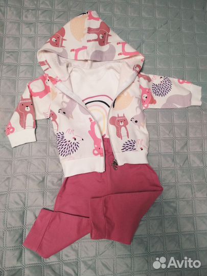 Вещи пакетом на девочку 68-74