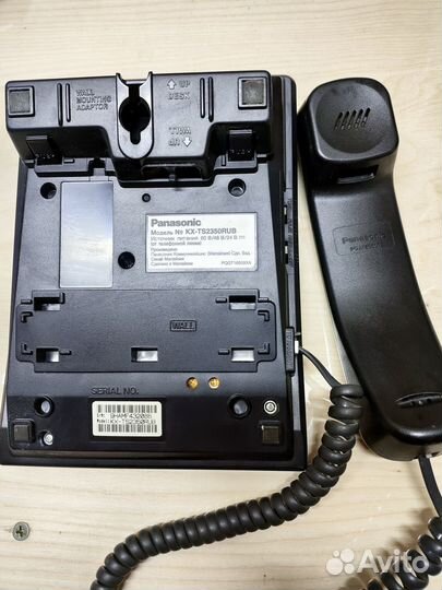 Проводной Panasonic KX-TS2350RUB, черный