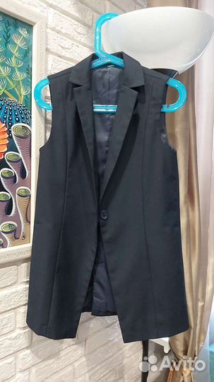 Жилет удлинённый 128