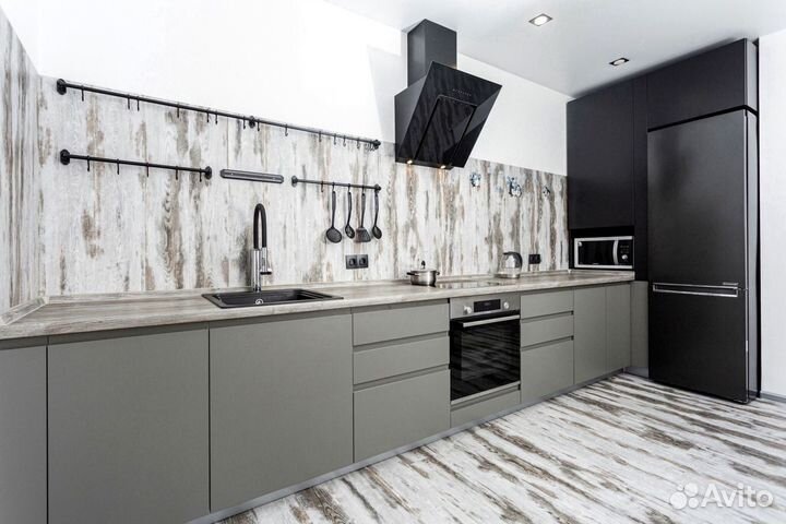 Прямая кухня. Кухонный гарнитур на заказ