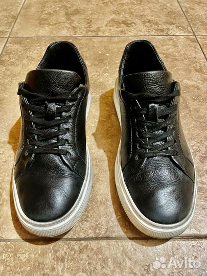 Мужские кожаные кеды 40-41