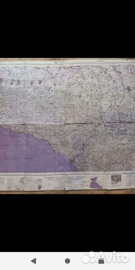 Топографическая карта ВОВ