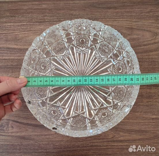 Хрустальная ваза для фруктов