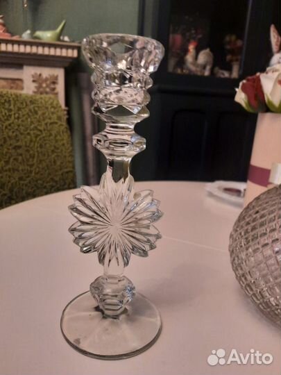 Подсвечник хрустальный СССР