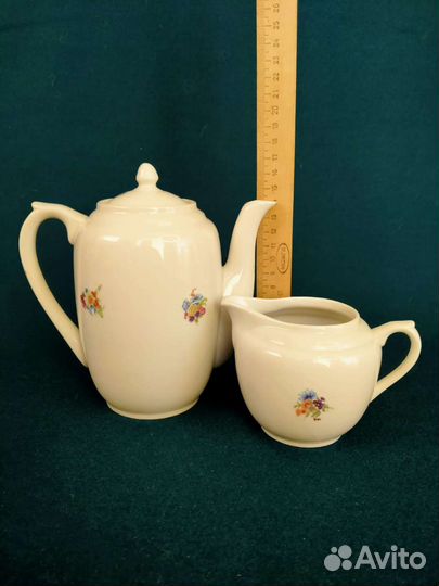 Чайник/кофейник и молочник Вербилки