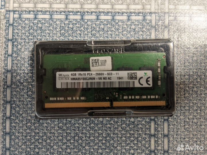 4GB DDR4 sodimm