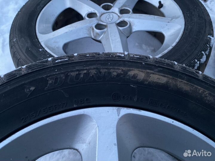 Колеса диски шины 17 радиус toyota hyundai