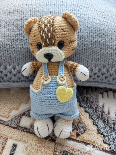 Вязаные игрушки тигрята