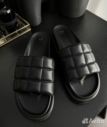 Тапочки кожаные H&M
