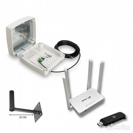 Готовый комплект с модемом Huawei 3372