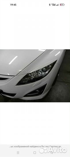 Реснички на фары mazda 6gh