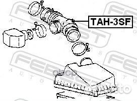Патрубок фильтра воздушного TAH-3SF Febest