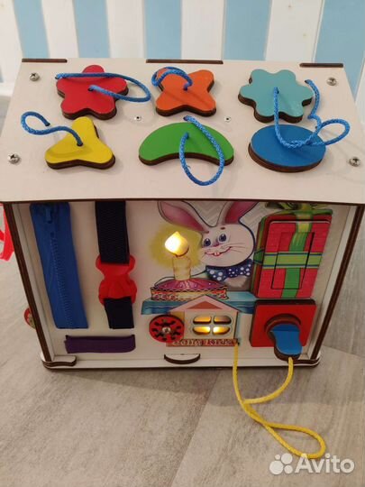 Бизиборд домик со светом