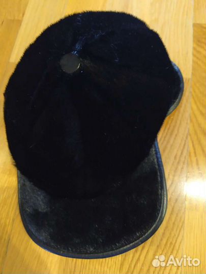 Меховая кепка из нутрии размер 52-54