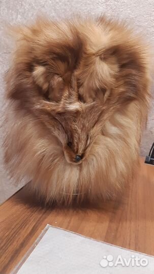 Шапка из меха лисы