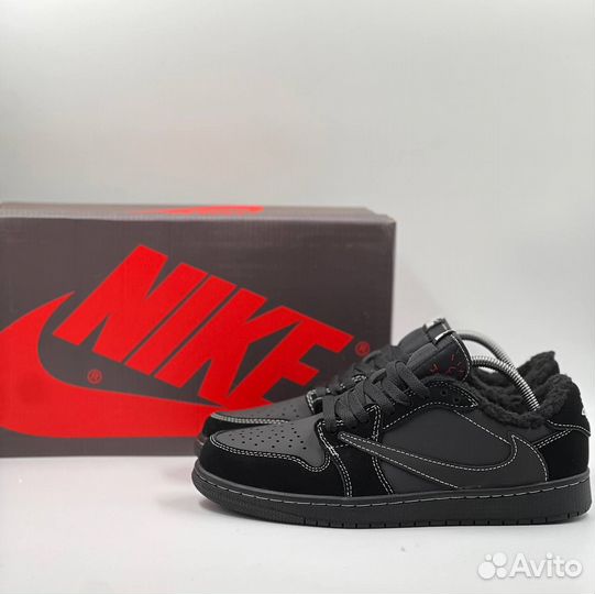Кроссовки Nike Air Jordan 1 low с мехом