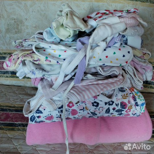 Пакет вещей на девочку новорожденную 0-9 мес