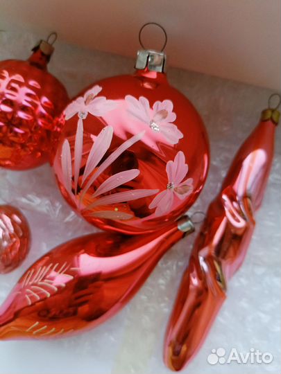 Ёлочные игрушки СССР одним лотом