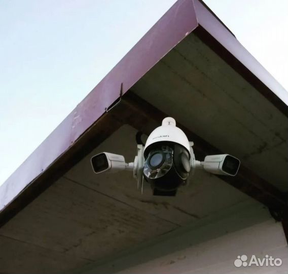 Установка видеонаблюдения с гарантией