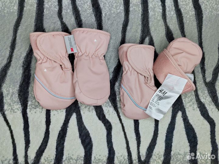 Варежки краги Н&М 3-6 мес