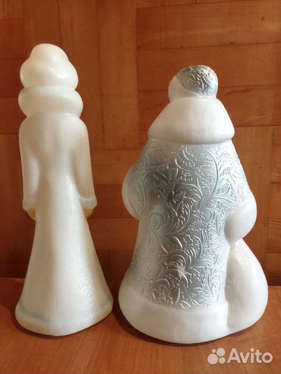 Дед мороз и Снегурочка под ëлку. Советские