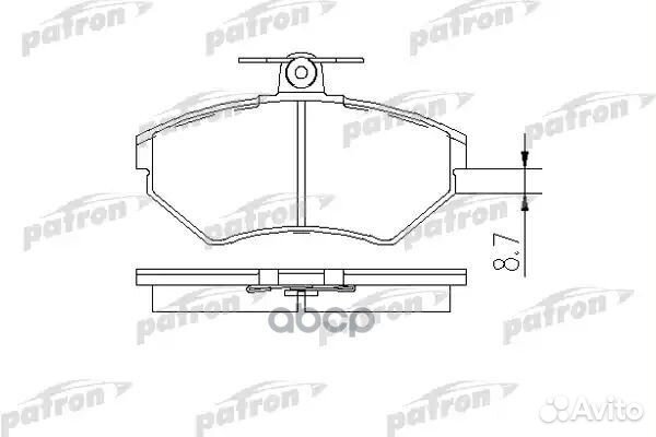 Колодки тормозные дисковые передн audi: A4 95-0