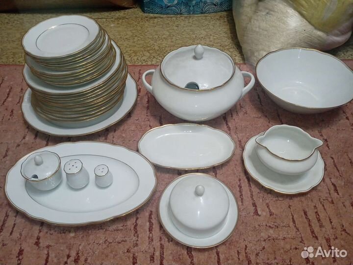 Сервиз столовый 3 вида.Польша ГДР, Дулёво