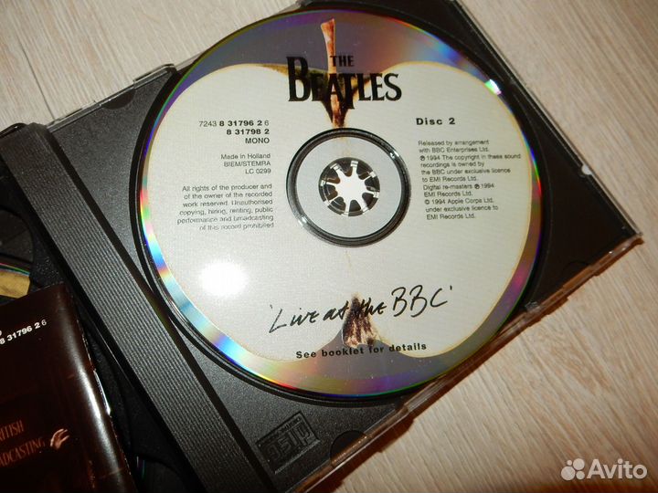 The Beatles Live AT BBC 2CD box set UK+Holland