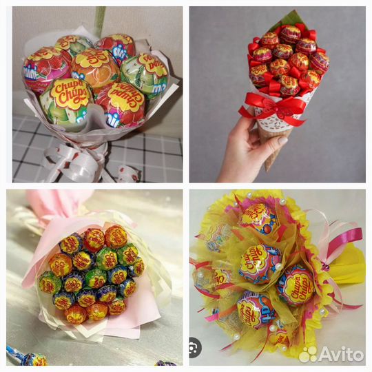 Букет из чупа чупсов