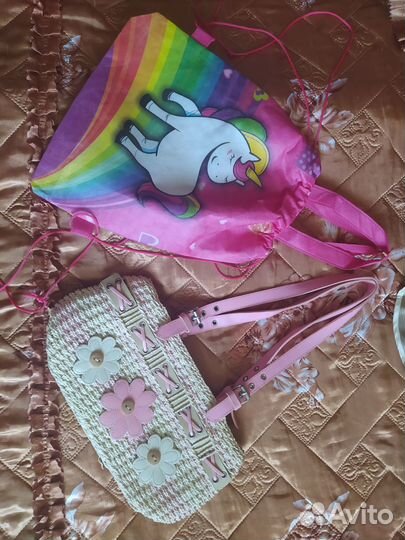 Рюкзачок,сумка летняя, мешочки для обуви