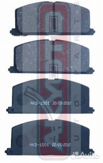 Akyoto AKD-1001 Колодки тормозные дисковые передни