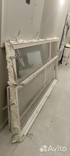 Балконная дверь с окном бу снята с новостройки