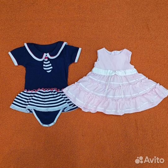 Вещи пакетом на девочку 62-68