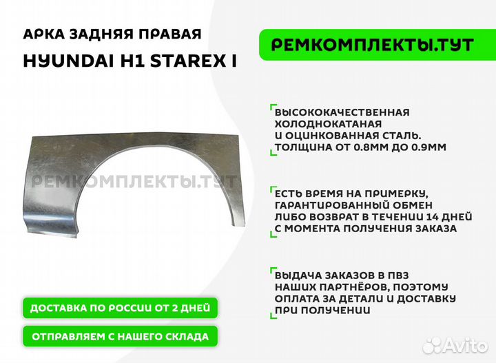 Арка задняя правая Hyundai H1 Starex I