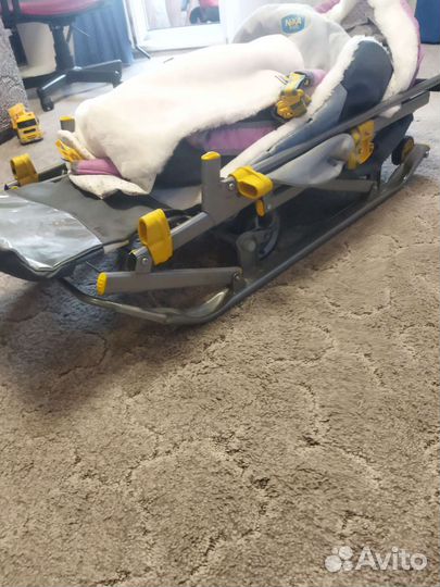 Санки коляска nika