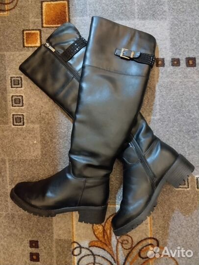 Сапоги 37р и полусапожки женские 35р и 38р