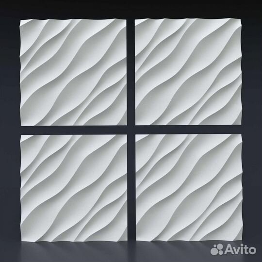 Гипсовая 3D панель 